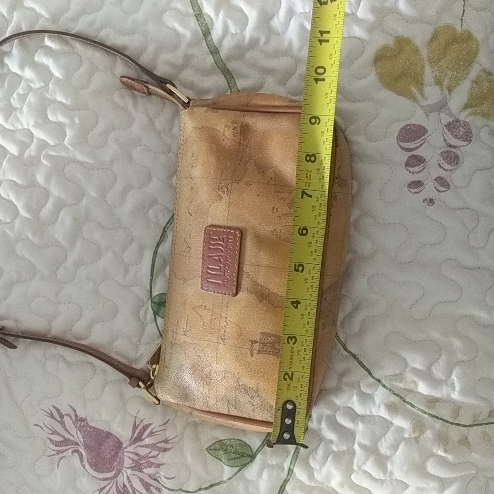 Textured Italian Leather Alviero Martini Purse